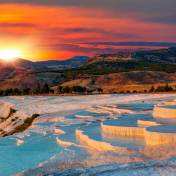 Sonnenuntergang Pamukkale