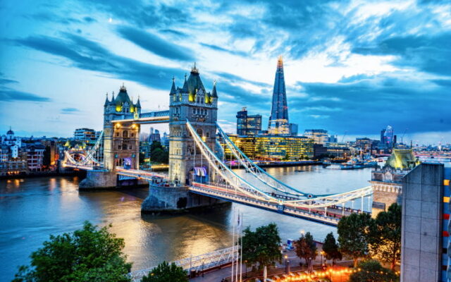 Tower Bridge in London England