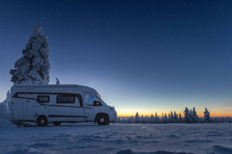 Wohnmobil Winter